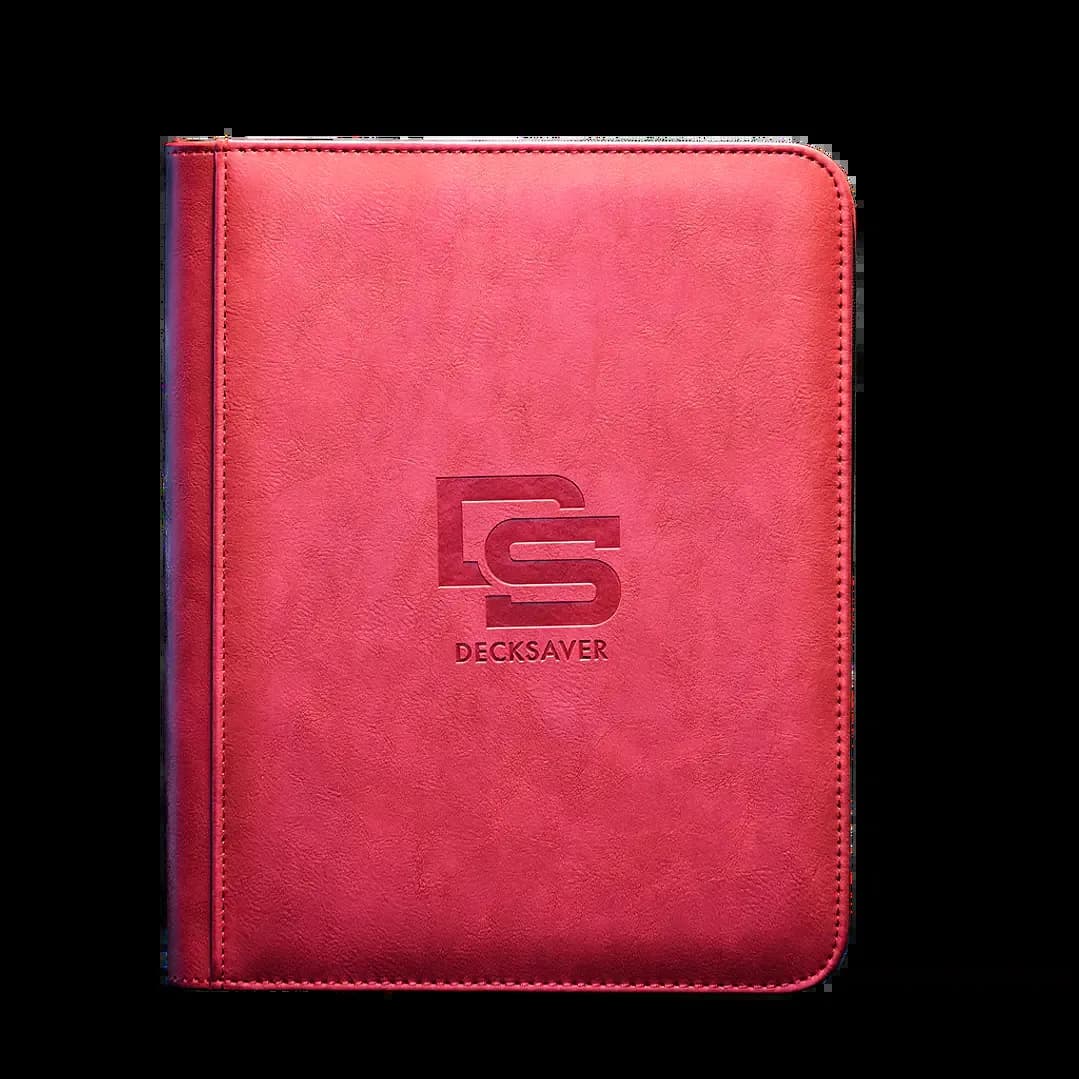 Carpeta Binder Toploader 4 bolsillos DeckSaver Roja (112 cartas)